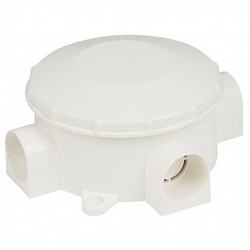 коробка распаячная КМР-040-040 трехрожковая белая (70х35) plc-kmr-040-040 EKF