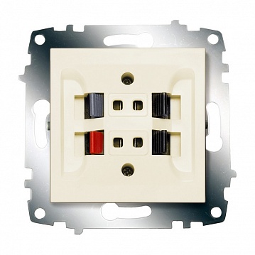 Аудио-розетка COSMO, кремовый 619-010300-241 ABB