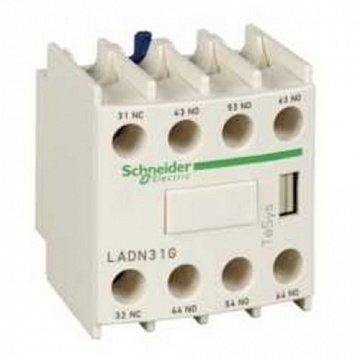 Дополнительный контактный блок 4НО фронтальный монтаж LADN40TQ Schneider Electric