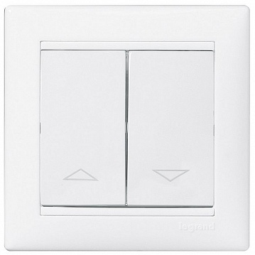 Выключатель для жалюзи VALENA CLASSIC, белый 774404 Legrand