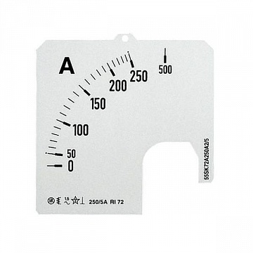 Шкала для амперметра SCL-A5-1500/72 ABB