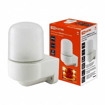 Светильник НПБ400-2 для сауны настенный, угловой, IP54, 60 Вт белый SQ0303-0050 TDM