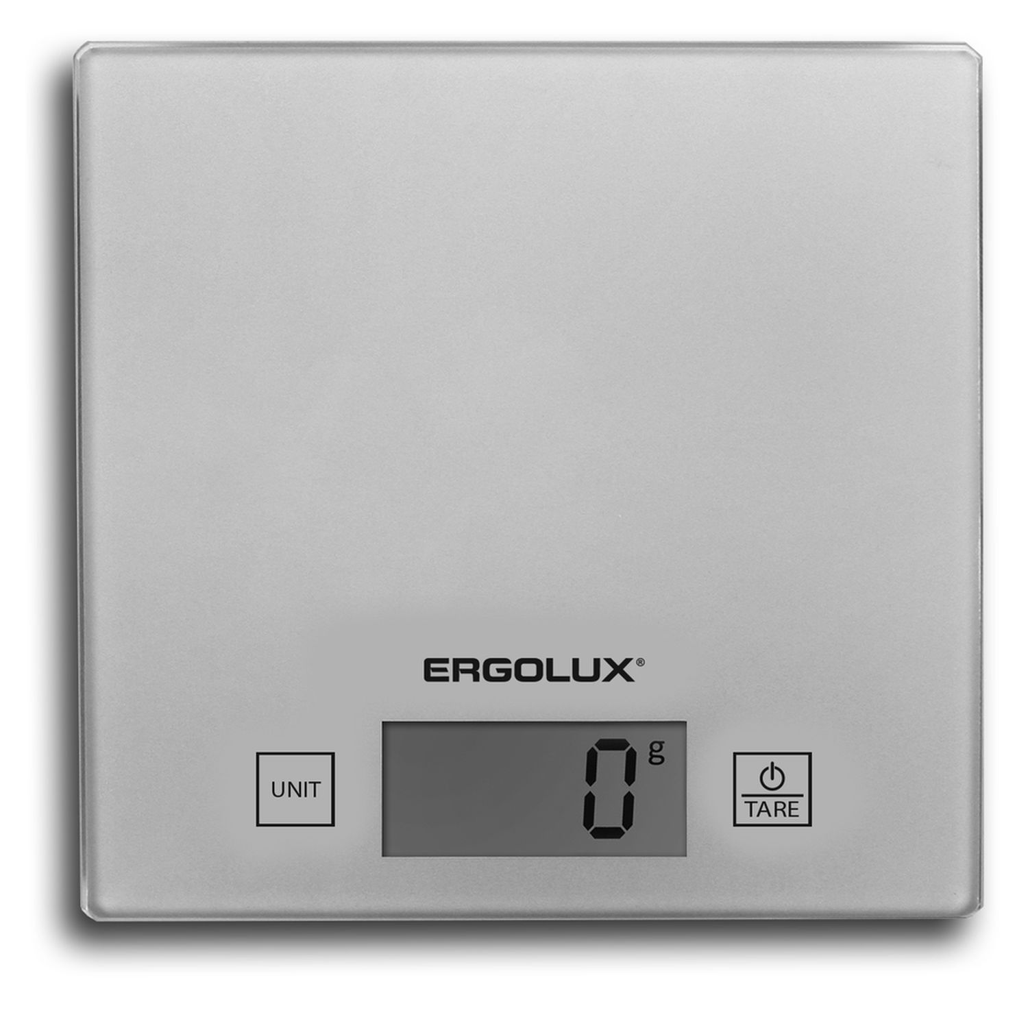 Весы кухонные ELX-SK01-С03 до 5кг 150х150мм сер. 13429 Ergolux