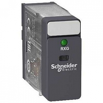 Реле промежуточноеочное,10А,1С/О,=24В, LED RXG13BD Schneider Electric