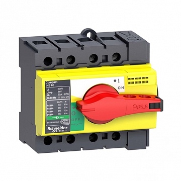 Рубильник Interpact INS 80А 3P, фронтальное исполнение 28920 Schneider Electric