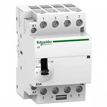 Модульный контактор iCT 4P 63А 400/24В AC A9C21164 Schneider Electric