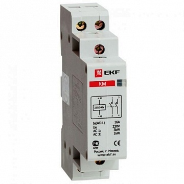 Модульный контактор  КМ 1P 25А 400/230 AC km-1-25-11  EKF