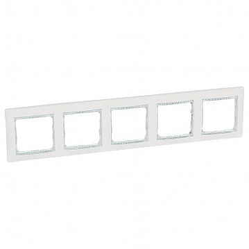 Рамка 5 постов VALENA CLASSIC, белый 774465 Legrand