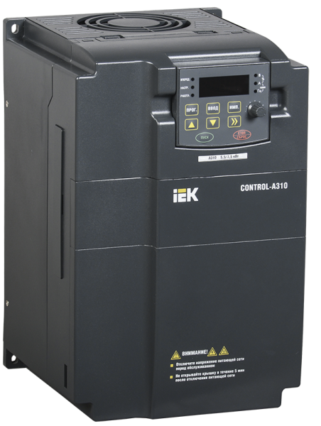 Преобразователь частоты CONTROL-A310 380В, 3Ф 5,5-7,5 kW 13-17A CNT-A310D33V055-075TEZ IEK
