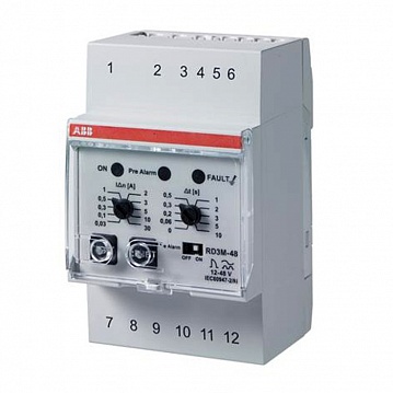 Реле диф.тока RD3M-48 ABB