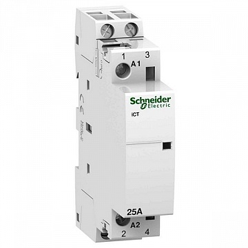 Модульный контактор iCT 2P 25А 230/24В AC A9C20132 Schneider Electric