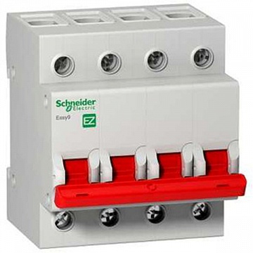 Выключатель нагрузки EASY9 (мод. рубильник) 4П 40А 400В =S= EZ9S16440 Schneider Electric