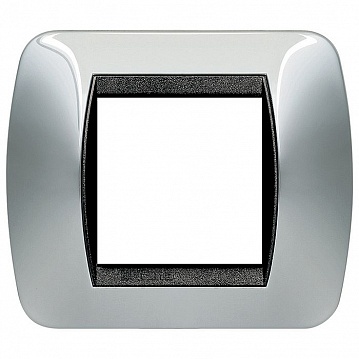 Рамка 2 модуля LIVING LIGHT, светлый титан L4802TC Bticino