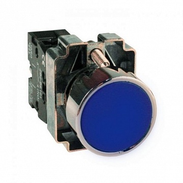 Кнопка 22 мм²  220В, IP40, Синий xb2-ba61  EKF