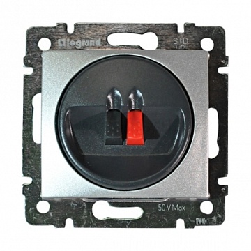 Аудио-розетка VALENA CLASSIC, алюминий 770223 Legrand