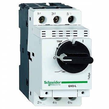 Силовой автомат для защиты электродвигателя TeSys GV2 25А 3P GV2L22 Schneider Electric