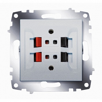 Аудио-розетка COSMO, алюминий 619-011000-241 ABB