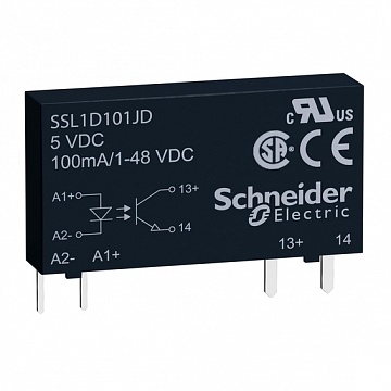 Твердотельное реле, 1 фаза 100мА SSL1D101JD Schneider Electric