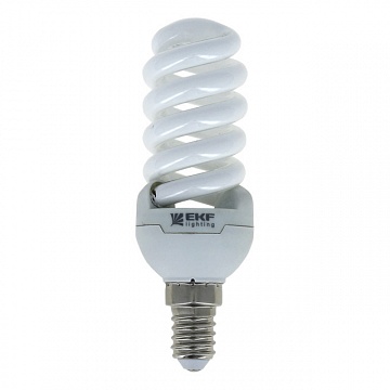 Лампа энергосберегающая FS-спираль 13W 4000K E14 10000h  Simple FS-T2-13-840-E14  EKF