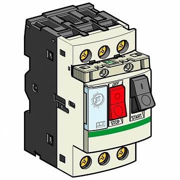 Силовой автомат для защиты электродвигателя TeSys GV2 6.3А 3P GV2ME10AE1TQ Schneider Electric