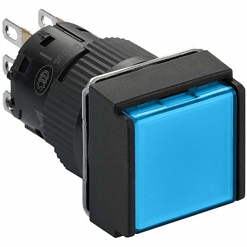 Кнопка Harmony 16 мм² 12В, IP65, Синий XB6ECW6J1P Schneider Electric