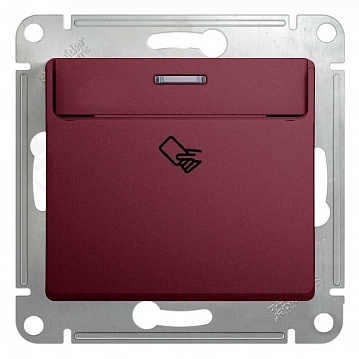Карточный выключатель GLOSSA, баклажановый GSL001169 Schneider Electric
