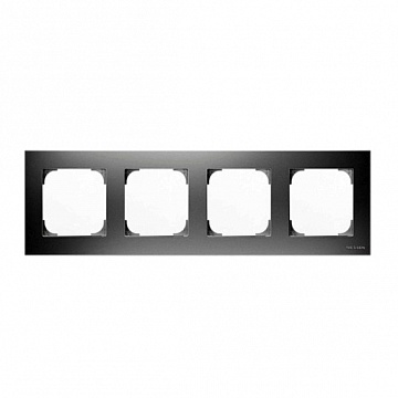Рамка 4 поста SKY, алюминий 2CLA857400A1301 ABB