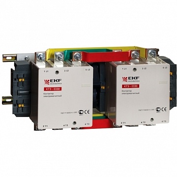 Реверсивный контактор КТЭ 6P 150А 400/230 AC 75кВт ctr-b-r-150 EKF