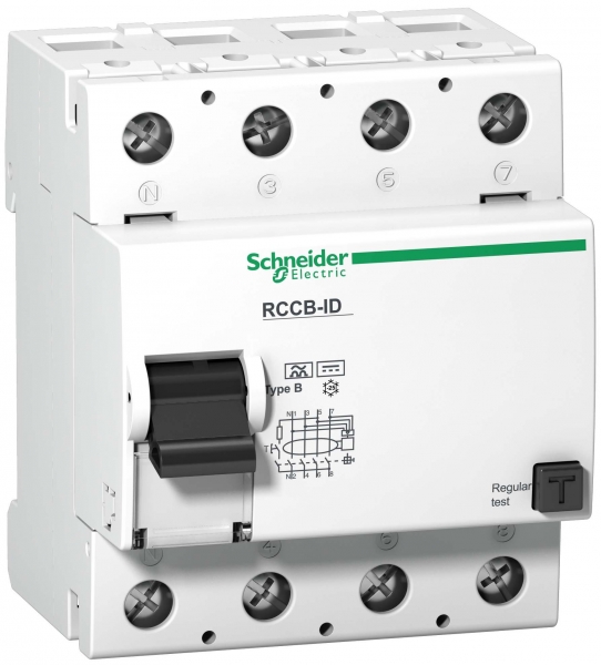 Выключатель дифференциальный (УЗО) ID 4п 80А 300мА тип B 16761 Schneider Electric