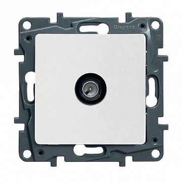 Розетка TV ETIKA, оконечная, белый 672265 Legrand