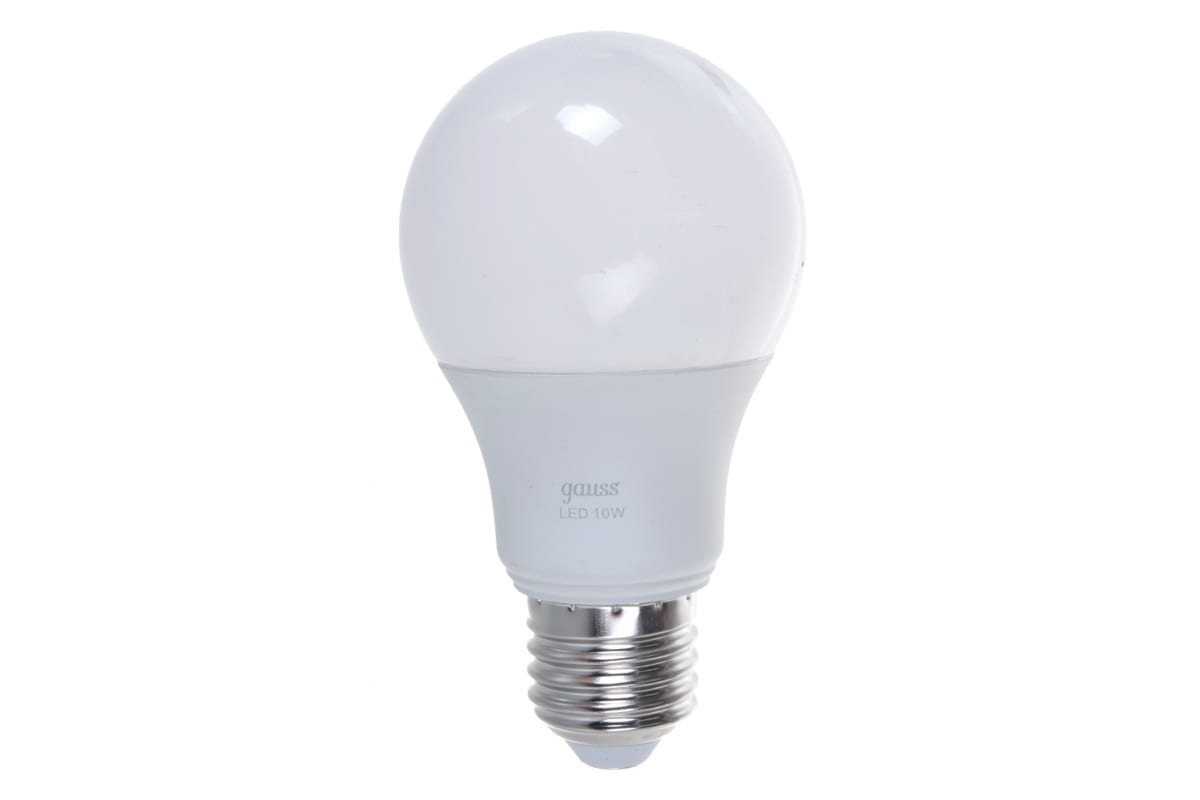 Лампа светодиодная LED 10 Вт 880 Лм 3000К теплая E27 A60 шаг. диммирование Black 102502110-S Gauss