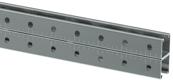 STRUT-профиль перфорированный двойной 41х41х800-2,5 HDZ CLM50D-PSD-41-41-08-3-HDZ IEK