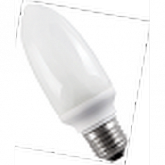 Лампа энергосберегающая свеча КЭЛ-C Е27 11Вт 4200К код. LLE60-27-011-4200 IEK