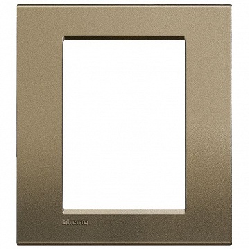 Рамка 3+3 модуля LIVING LIGHT, коричневый шелк LNA4826SQ Bticino