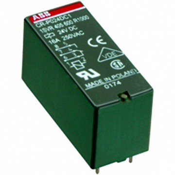 Реле CR-P024DC2 24B DC 2ПК (8А) 1SVR405601R1000 ABB