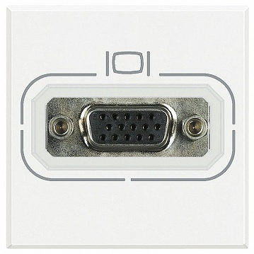 Розетка HD15video AXOLUTE, белый HD4282 Bticino