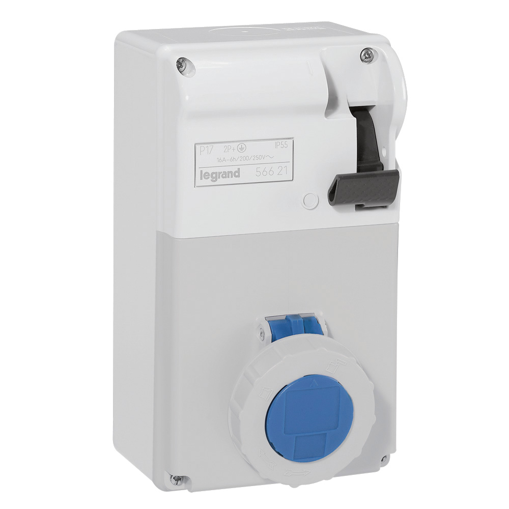 Комбинированный щиток - P17 Tempra Pro - IP 55 - 16 A - 200/250 В~ - 50/60 Гц - 2К+З 056621 Legrand