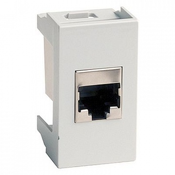 Розетка компьютерная 1xRJ45 Cat.6 VIVA, серый 45158 DKC