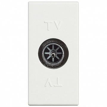 Розетка TV LIVING LIGHT, оконечная, белый N4202DC Bticino