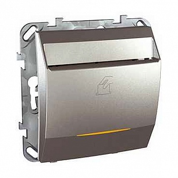 Карточный выключатель UNICA TOP, механический, алюминий MGU5.540.30ZD Schneider Electric