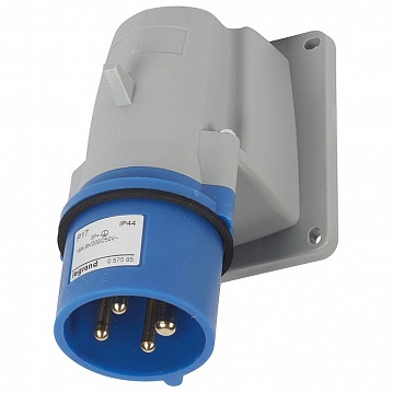 Вилка накладная - P17 Tempra Pro - IP 44 - 200/250 В~ - 16 A - 3К+З 057585 Legrand