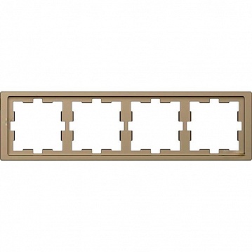 Рамка 4 поста MERTEN D-LIFE, песочный MTN4040-6533 Schneider Electric