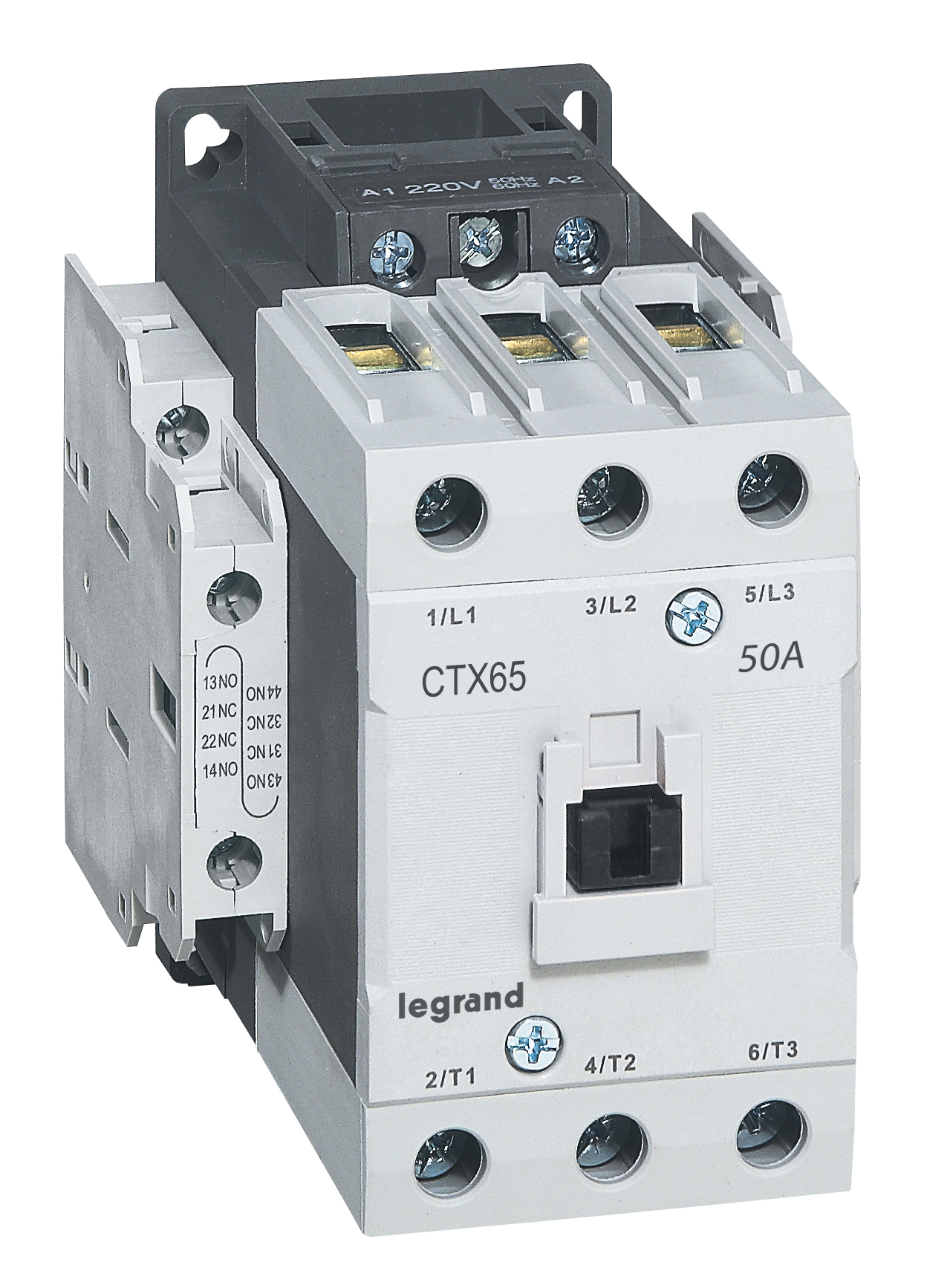 Контактор CTX³ 65 3P 50A (AC-3) 2но2нз ~380В 416158 Legrand
