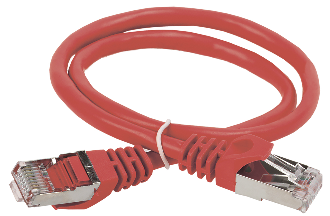 ITK Коммутационный шнур (патч-корд) кат.5E FTP PVC 10м красный PC04-C5EF-10M IEK