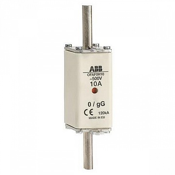 Предохранитель OFAF0H10 10A тип gG размер0, до 500В 1SCA022627R1980 ABB