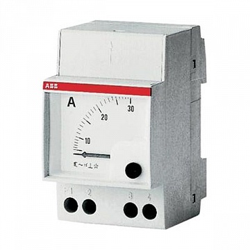 Амперметр щитовой ABB AMT 5А DC, аналоговый, кл.т. 1,5 2CSM410030R1001 ABB