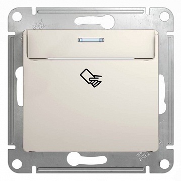 Карточный выключатель GLOSSA, молочный GSL000969 Schneider Electric