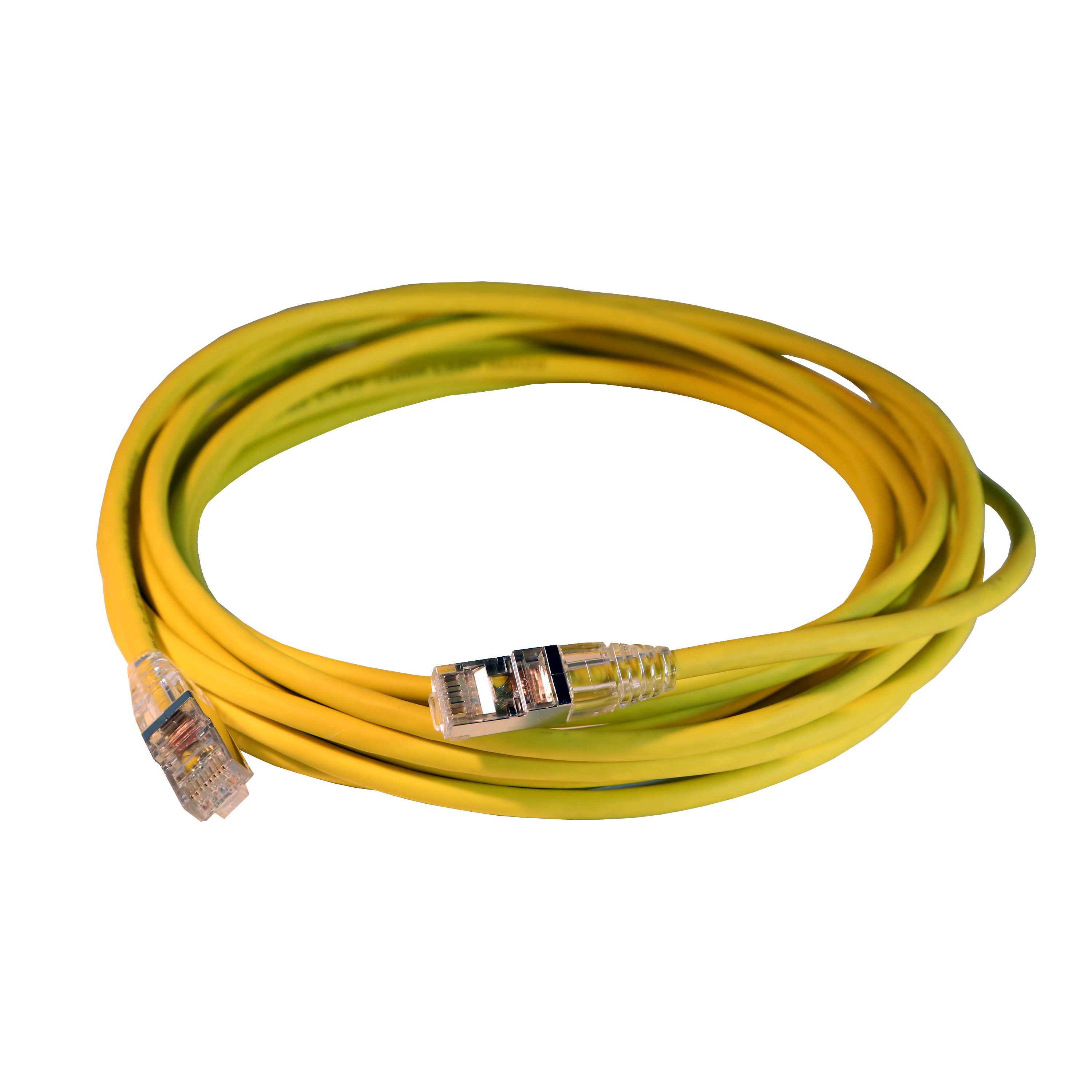 Шнур коммутационный HD RJ 45 - категория 6A - S/FTP - LSZH - экранированный - 5 м - желтый 051554 Legrand