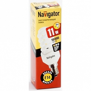 Лампа энергосберегающая КЛЛ 94 088 NCL-SF10-11-840-E14 xxx 94088 Navigator