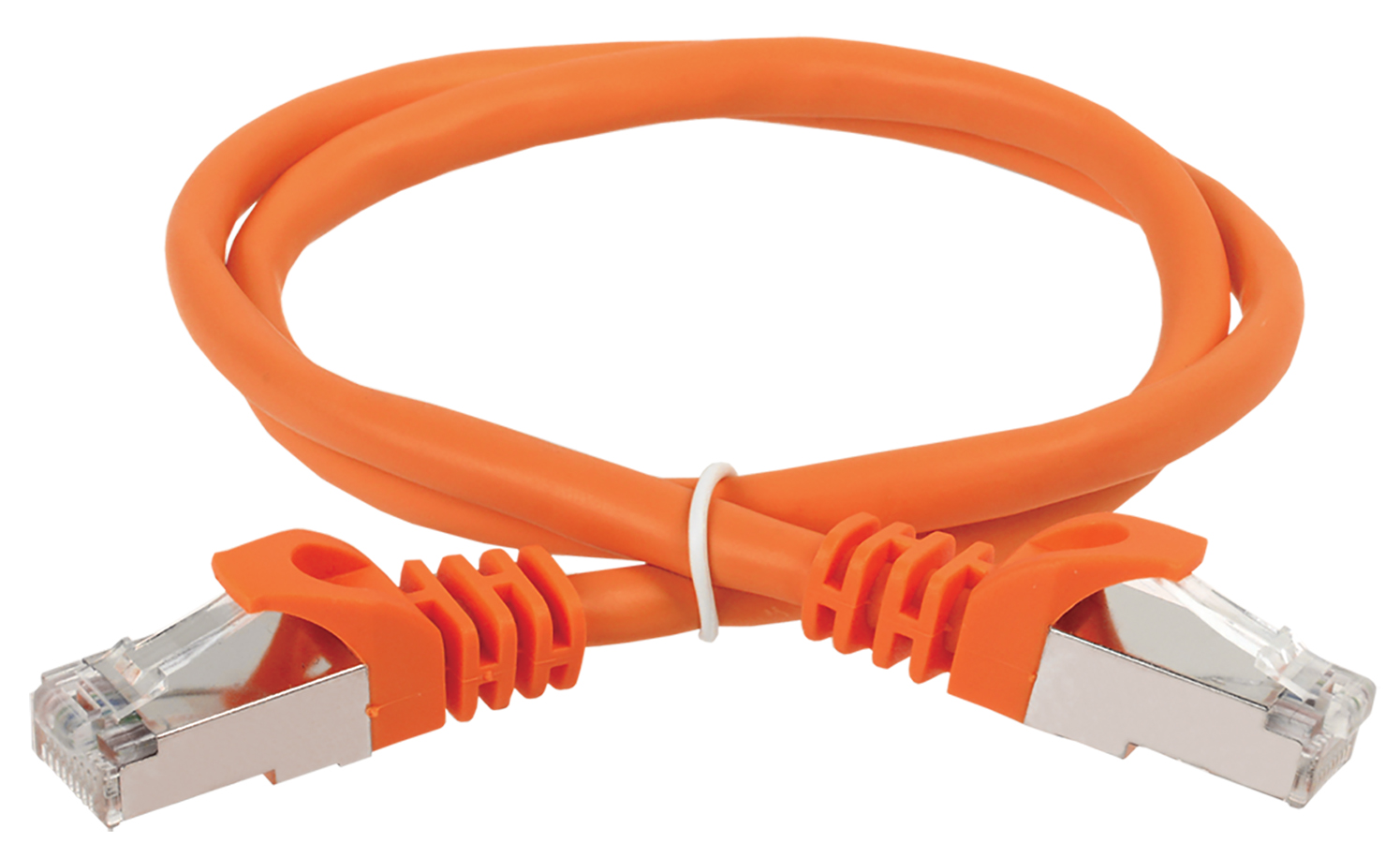 ITK Коммутационный шнур (патч-корд) кат.5E FTP LSZH 3м оранжевый PC07-C5EFL-3M IEK